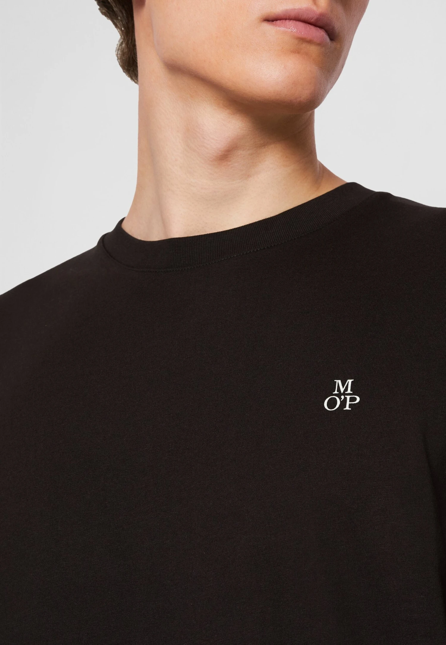 Marc O'Polo Short Sleeve Logo - T-Shirt Basic - Black 6 Marc O'Polo Short Sleeve Logo - T-Shirt Basic - Black - Afbeelding 6