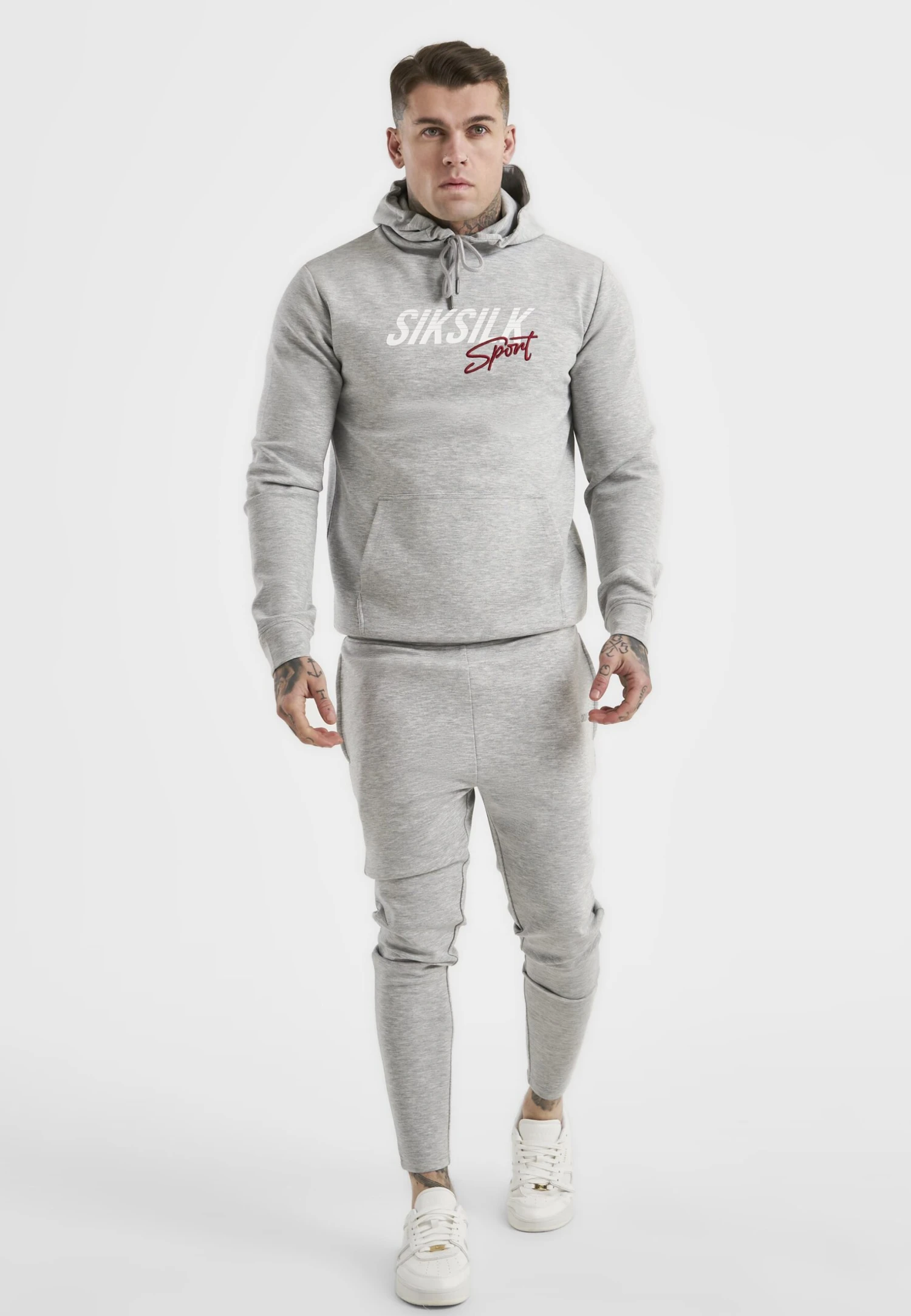SikSilk Basic- Trainingsbroek - Grey Marl 2 SikSilk Basic- Trainingsbroek - Grey Marl - Afbeelding 2