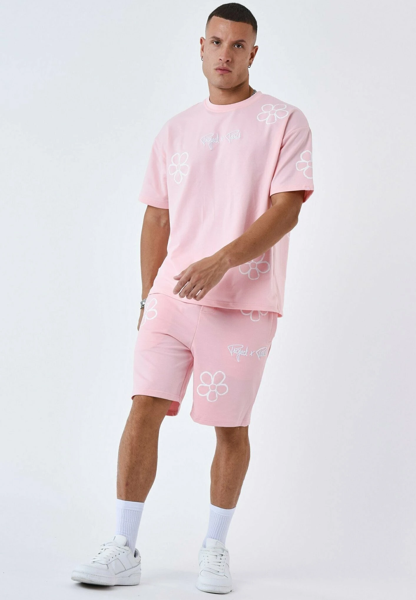 All Over Esquisse Fleurie - Trainingsbroek - Rose 7 All Over Esquisse Fleurie - Trainingsbroek - Rose - Afbeelding 7