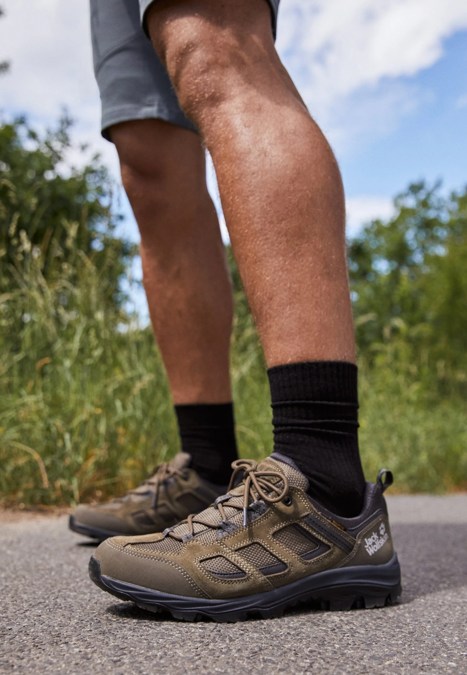 Jack Wolfskin Vojo 3 Texapore Low - Outdoorschoenen - Khaki/Phantom 2 Jack Wolfskin Vojo 3 Texapore Low - Outdoorschoenen - Khaki/Phantom - Afbeelding 2