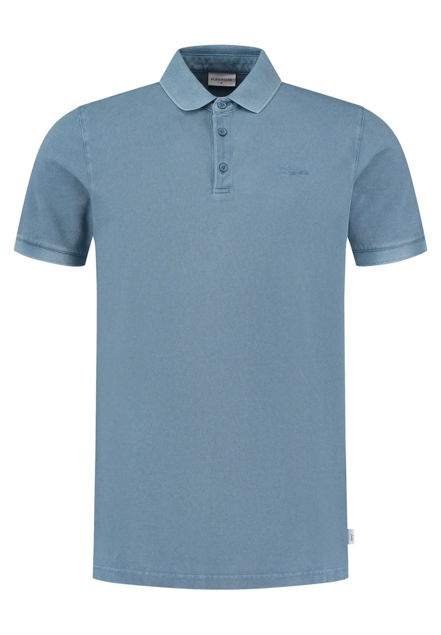 Regular Fit - Poloshirt - Blue 2 Regular Fit - Poloshirt - Blue - Afbeelding 2