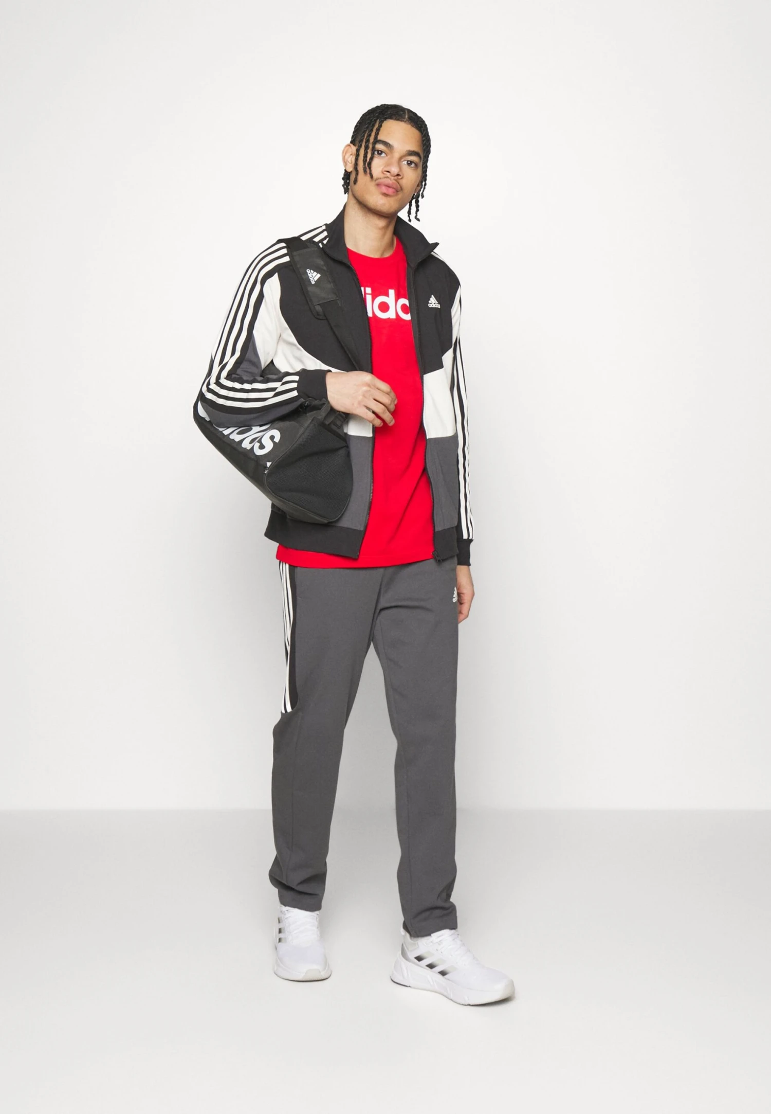 Adidas Sportswear M Cb Ts - Trainingspak - Grey Six 2 Adidas Sportswear M Cb Ts - Trainingspak - Grey Six - Afbeelding 2