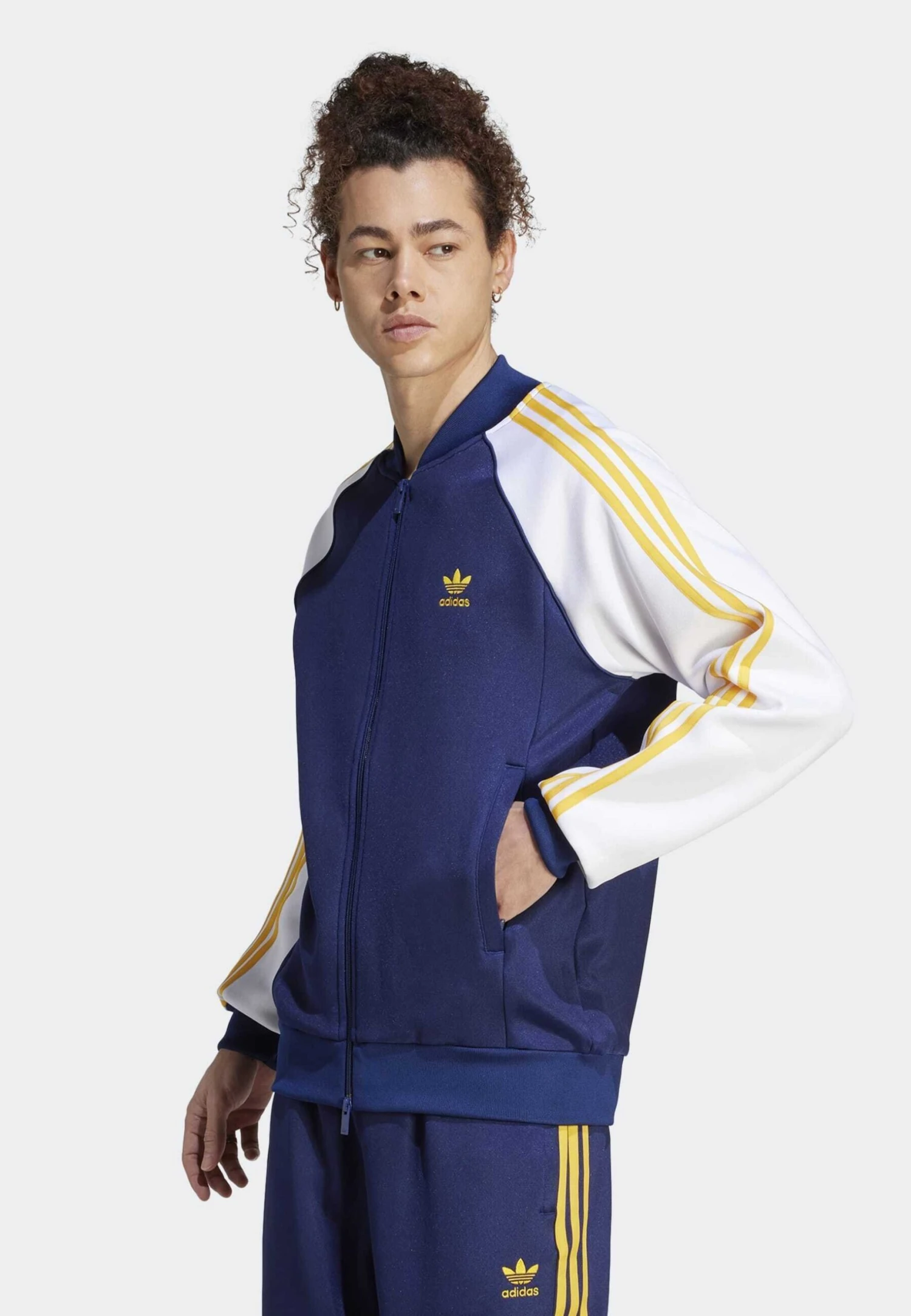 Adidas Originals Classics - Trainingsvest - Dark Blue Crew Yellow White 1 Adidas Originals Classics - Trainingsvest - Dark Blue Crew Yellow White