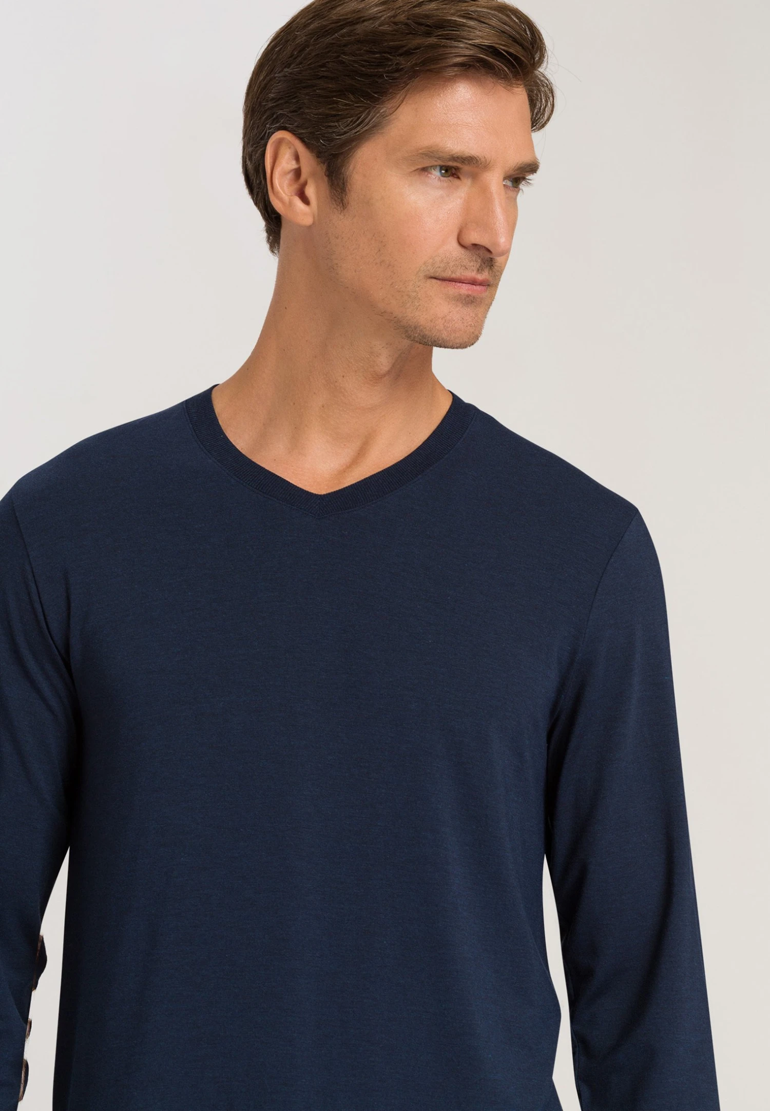 HANRO Casuals - Pyjamashirt - Deep Navy 4 HANRO Casuals - Pyjamashirt - Deep Navy - Afbeelding 4