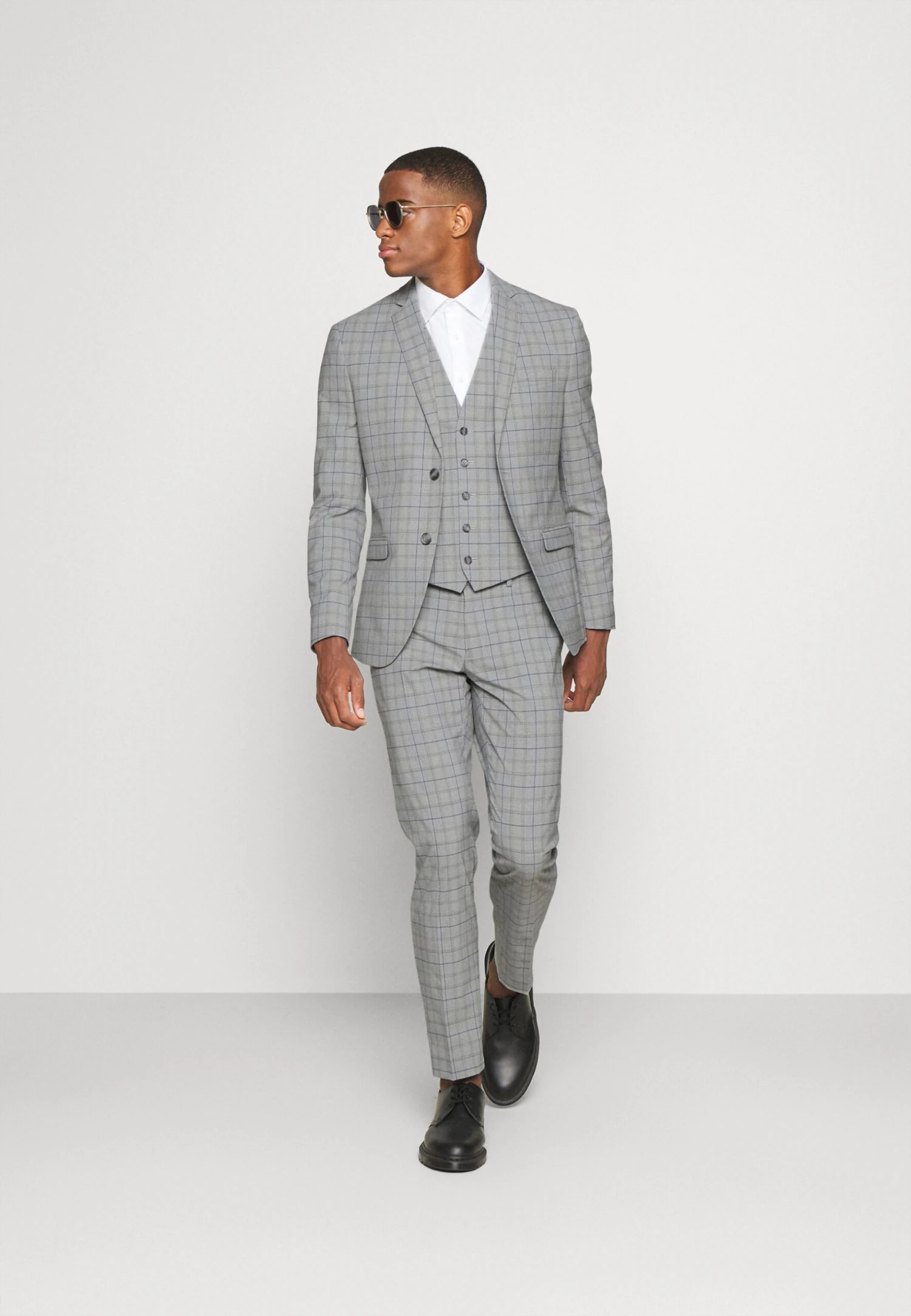 The Fashion Suit Piece Check - Kostuum - Grey 2 The Fashion Suit Piece Check - Kostuum - Grey - Afbeelding 2