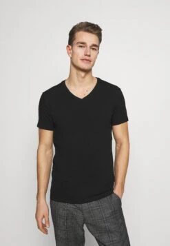 CASUAL FRIDAY Lincoln V-Neck- T-Shirt Basic - Black