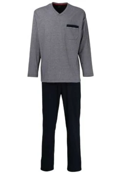 Set - Pyjama - Navy Fein Geringelt