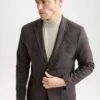 DeFacto Modern Fit - Blazer - Bordeaux -Next Verkoopwinkel a42a9343a0954b499f3da035999520c6