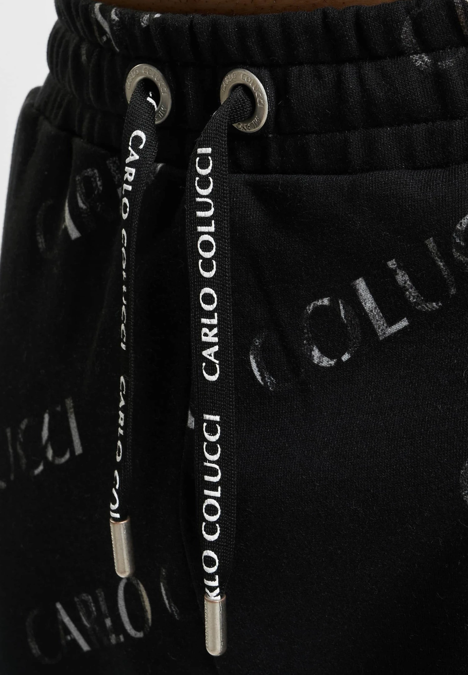 URBAN CLASSICS Allover Logo - Trainingsbroek - Black 5 URBAN CLASSICS Allover Logo - Trainingsbroek - Black - Afbeelding 5