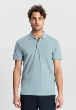 Bowie Stretch - Poloshirt - Medium Blue