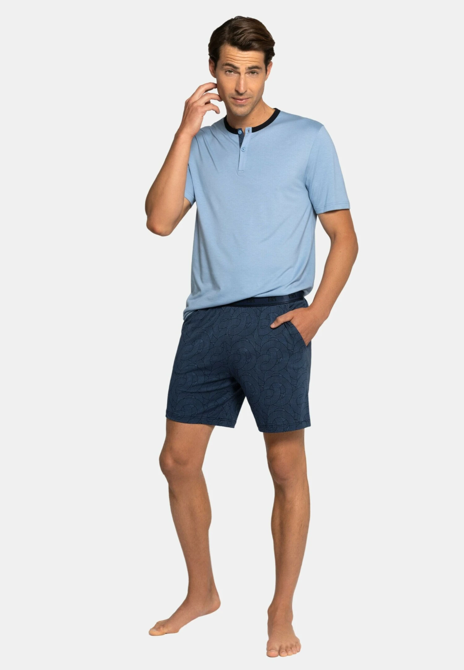 Set Wavy - Pyjama - Bleu 1 Set Wavy - Pyjama - Bleu