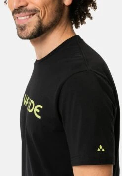 VAUDE Logo - T-Shirt Print - Black Yellow -Next Verkoopwinkel a71ba872cbcb428f86c5b36f676109ec