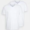 Tom Tailor V-Neck 2 Pack - Pyjamashirt - White 10 Tom Tailor V-Neck 2 Pack - Pyjamashirt - White -Next Verkoopwinkel a7b50ec648fc433e87b6e0fb47ce9297