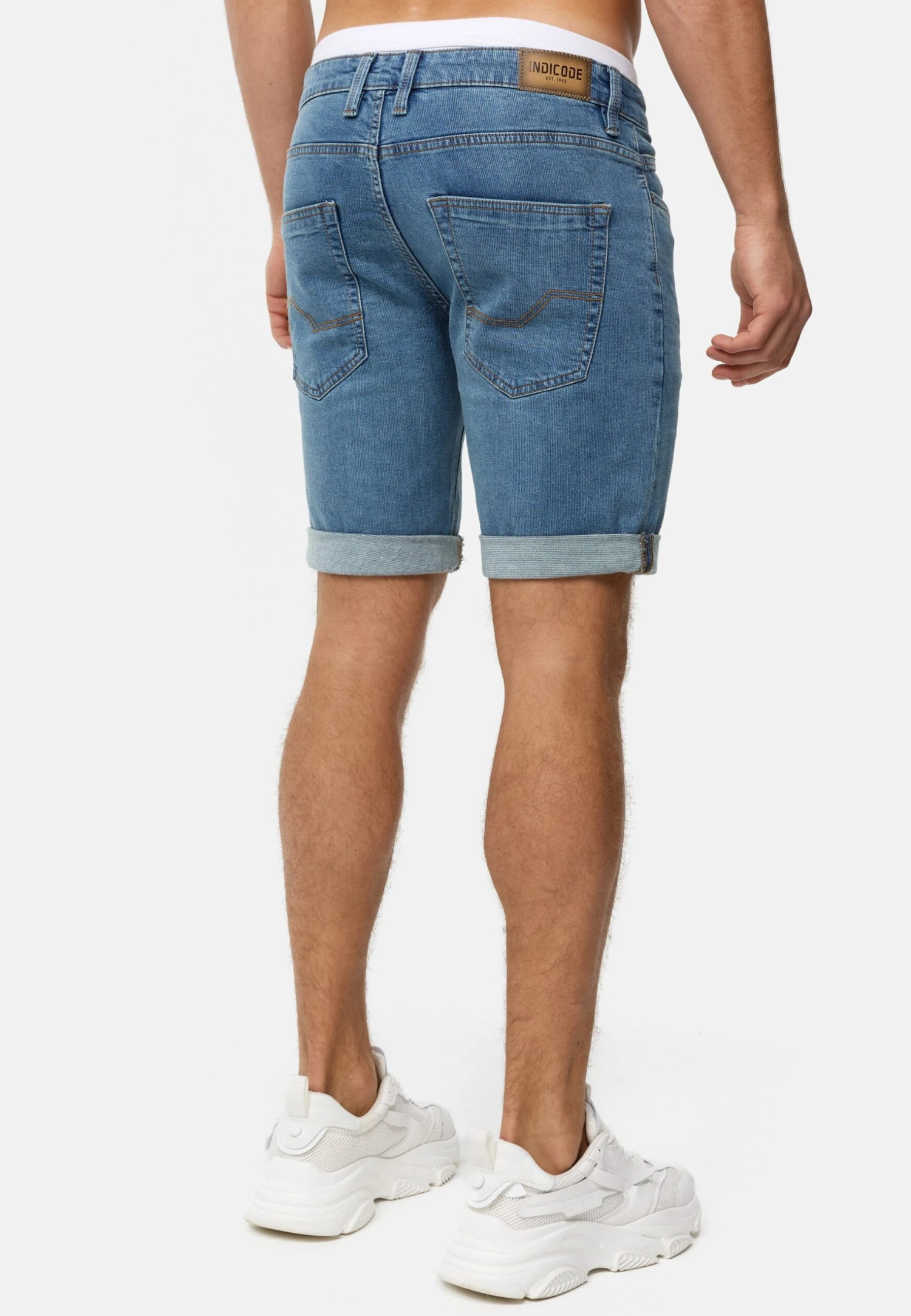 Indicode Jeans Anny - Jeansshort - Rain Grey 3 Indicode Jeans Anny - Jeansshort - Rain Grey - Afbeelding 3