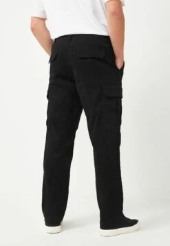 Next Stretch Straight Fit - Cargobroek - Black -Next Verkoopwinkel a847207d7c194677a610a8b16d646016