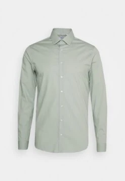 Slim Shirt - Zakelijk Overhemd - Platinum Mist