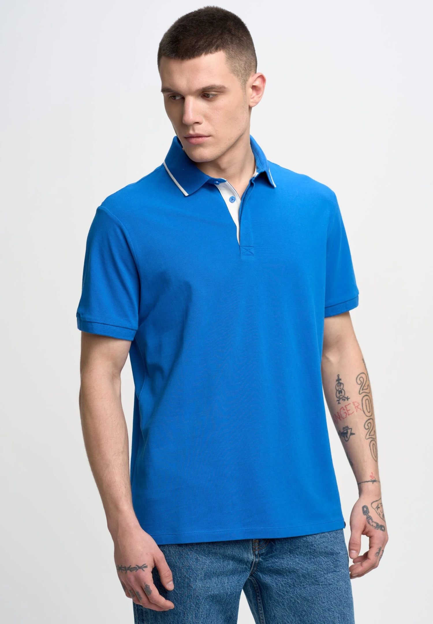 BIG STAR Bizar - Poloshirt - Blau 1 BIG STAR Bizar - Poloshirt - Blau