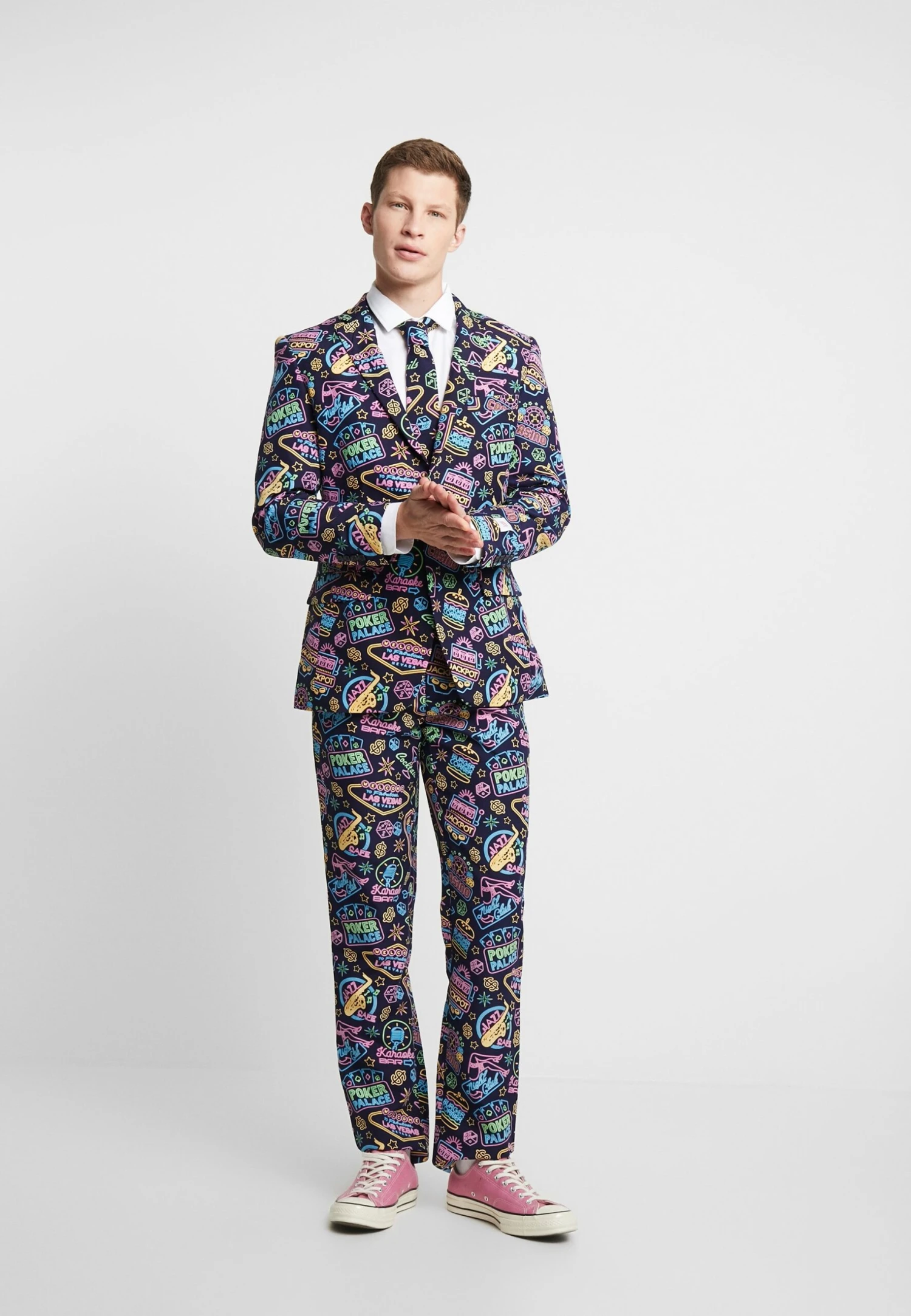 Opposuits Mr Vegas - Kostuum - Navy 2 Opposuits Mr Vegas - Kostuum - Navy - Afbeelding 2