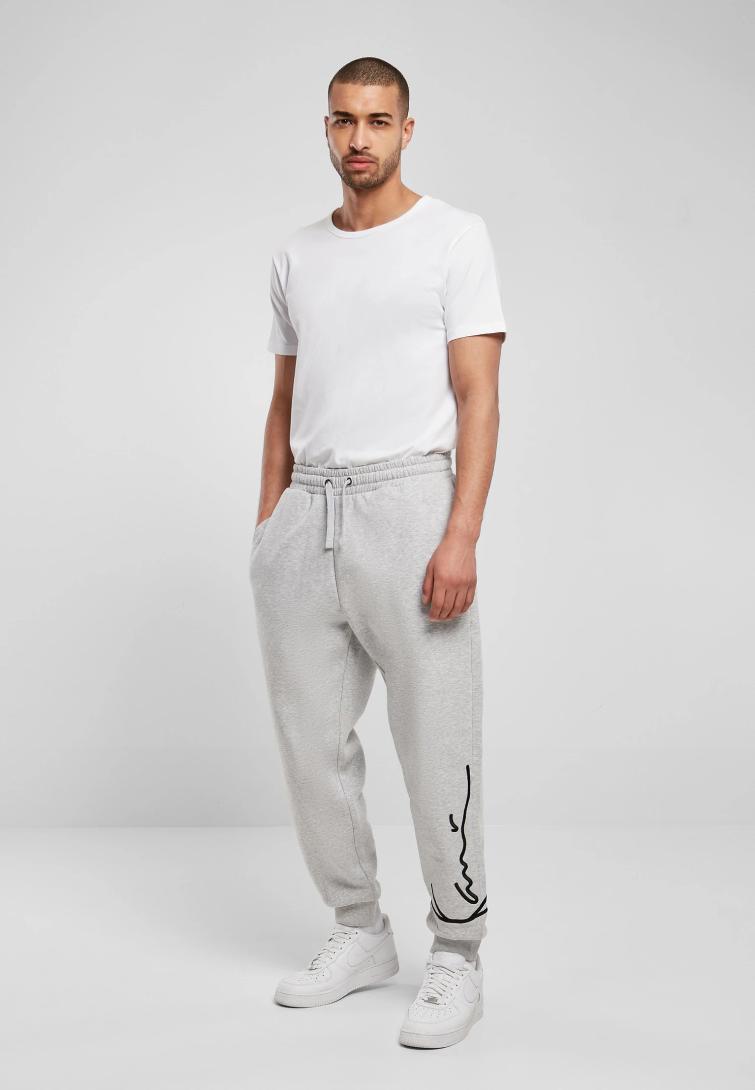 URBAN CLASSICS Km-Pl Regula - Trainingsbroek - Ash Grey 2 URBAN CLASSICS Km-Pl Regula - Trainingsbroek - Ash Grey - Afbeelding 2