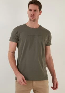 T-Shirt Print - Khaki