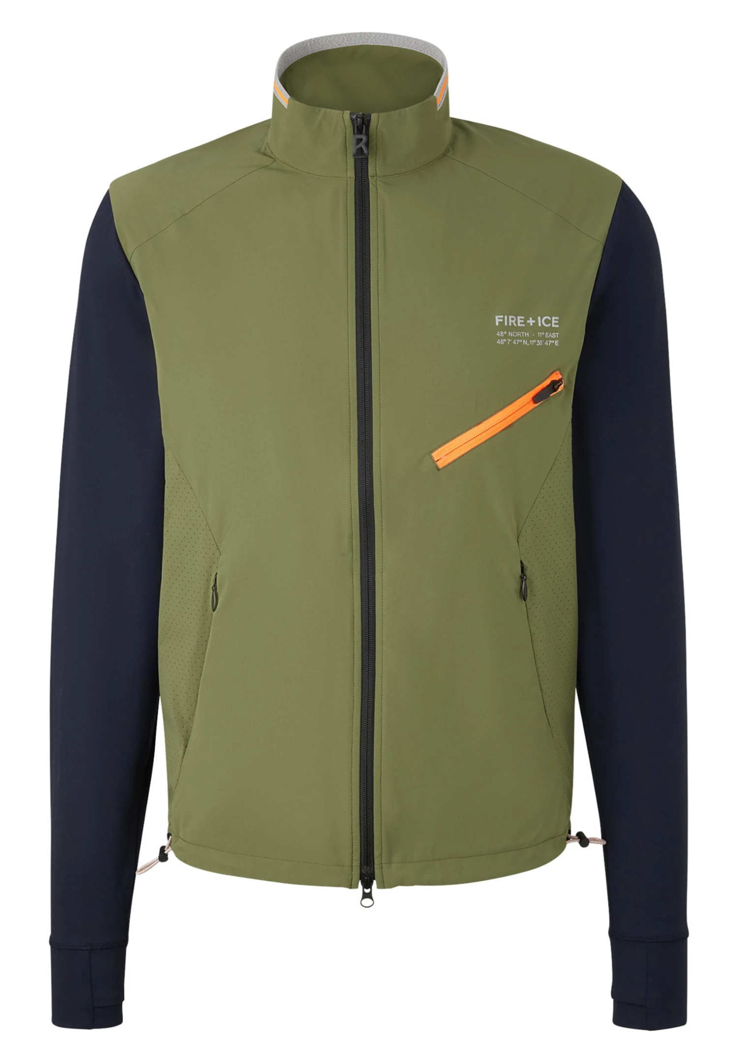 BOGNER FIRE+ICE Midlayer Samo - Trainingsvest - Oliv Grü Navy Blau 5 BOGNER FIRE+ICE Midlayer Samo - Trainingsvest - Oliv Grü Navy Blau - Afbeelding 5