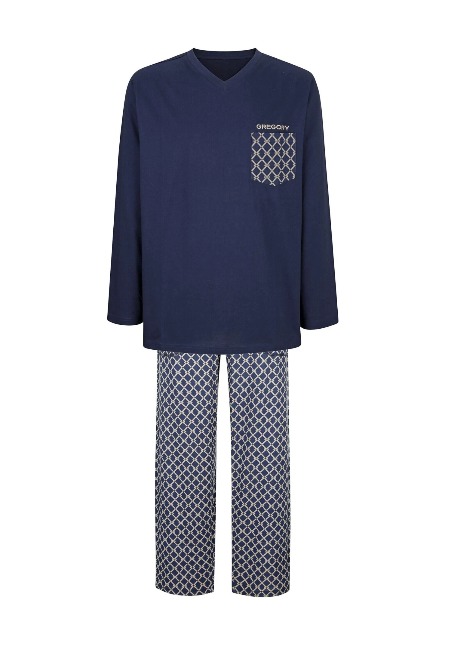 Pyjama - Marineblau 1 Pyjama - Marineblau