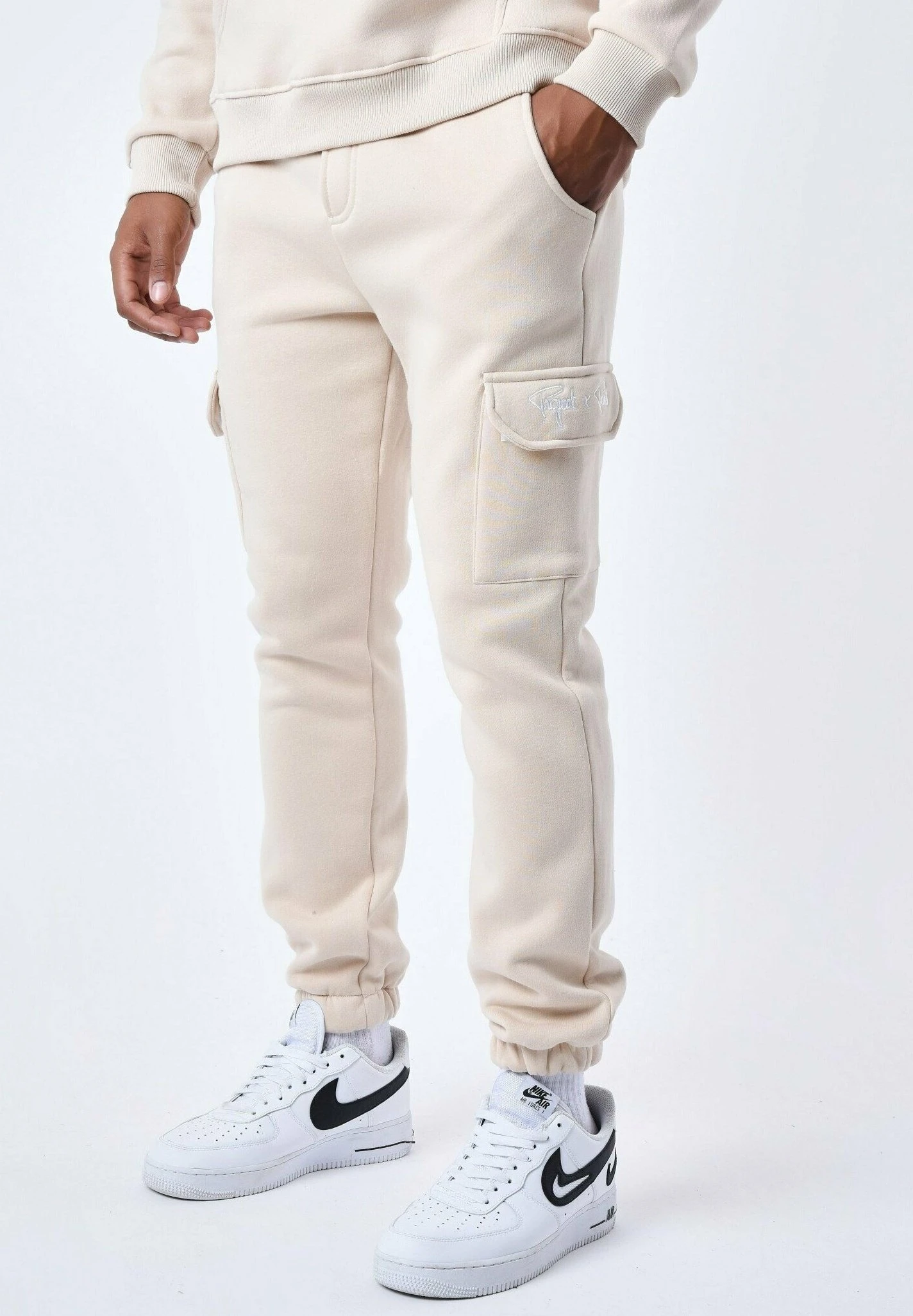 De Jogging Style Cargo Signature - Trainingsbroek - Beige 5 De Jogging Style Cargo Signature - Trainingsbroek - Beige - Afbeelding 5