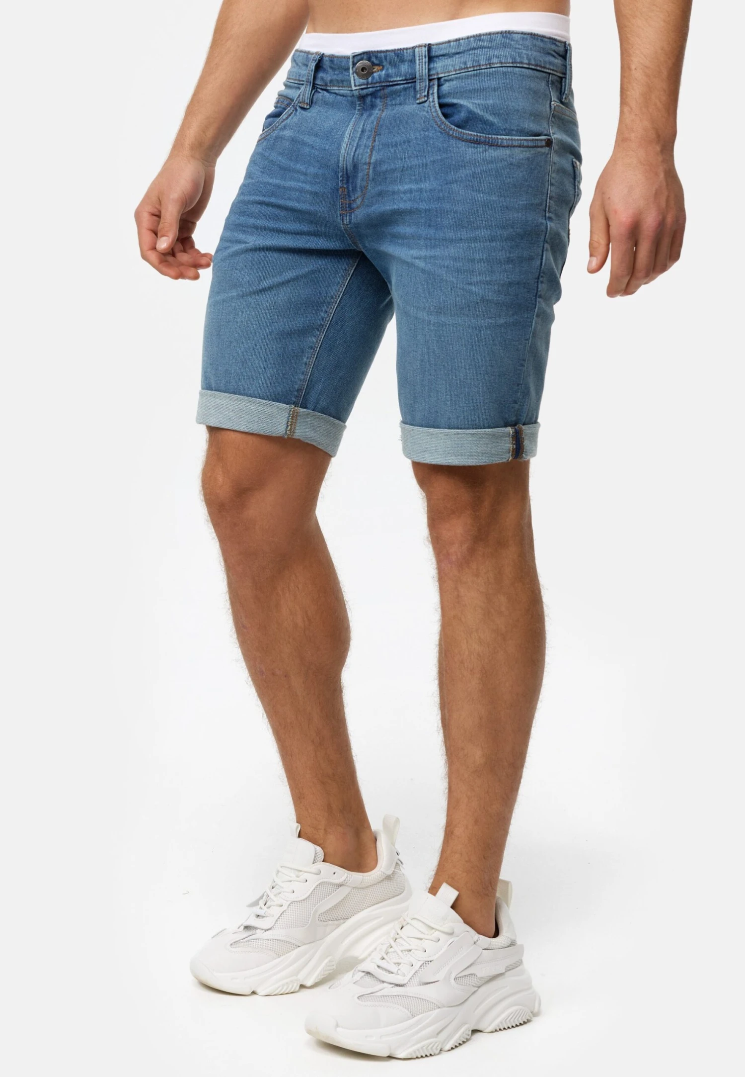 Indicode Jeans Anny - Jeansshort - Rain Grey 5 Indicode Jeans Anny - Jeansshort - Rain Grey - Afbeelding 5