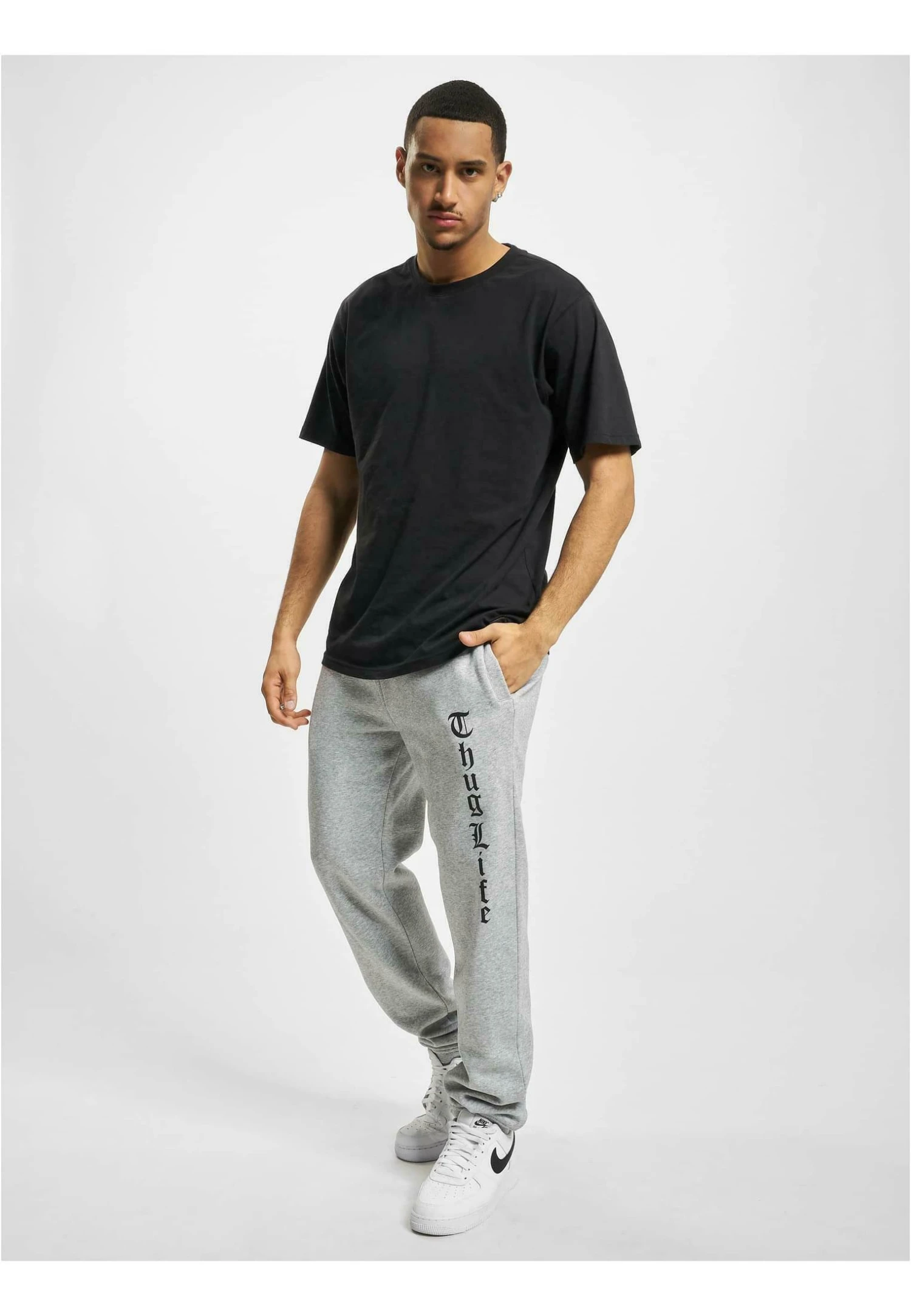 Hitthestreets- Trainingsbroek - Heather Grey 2 Hitthestreets- Trainingsbroek - Heather Grey - Afbeelding 2