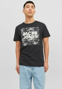 Jack & Jones LokySs Crew Neck - T-Shirt Print - Black