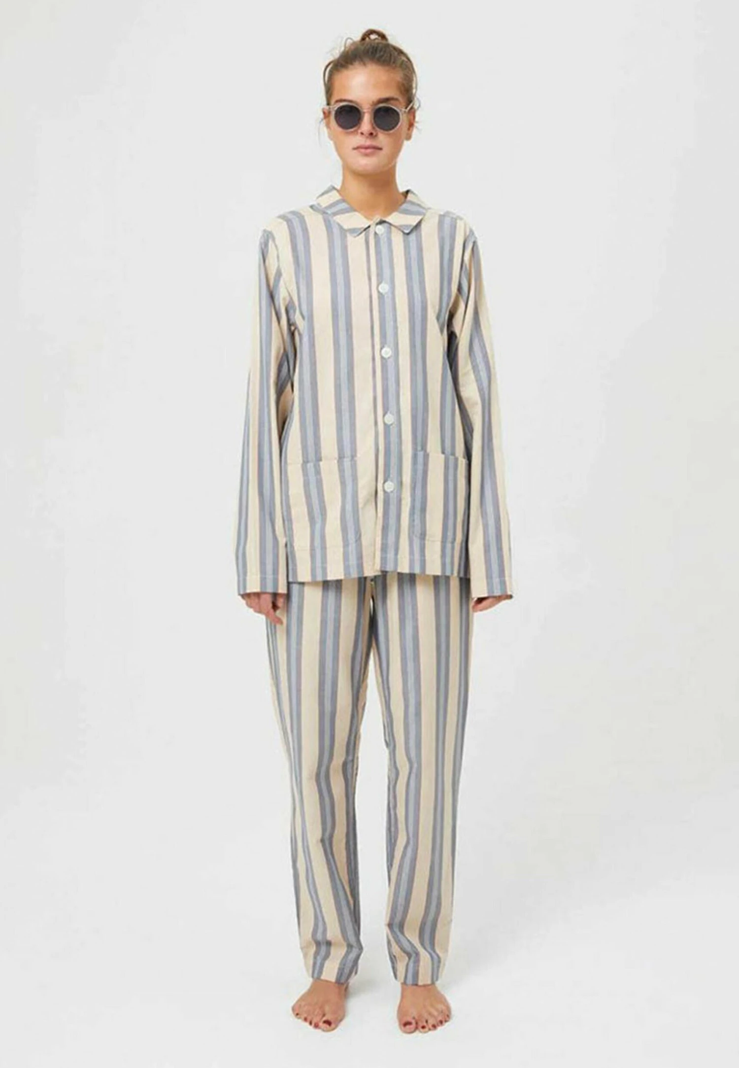 Stripe - Pyjama - Beige 1 Stripe - Pyjama - Beige