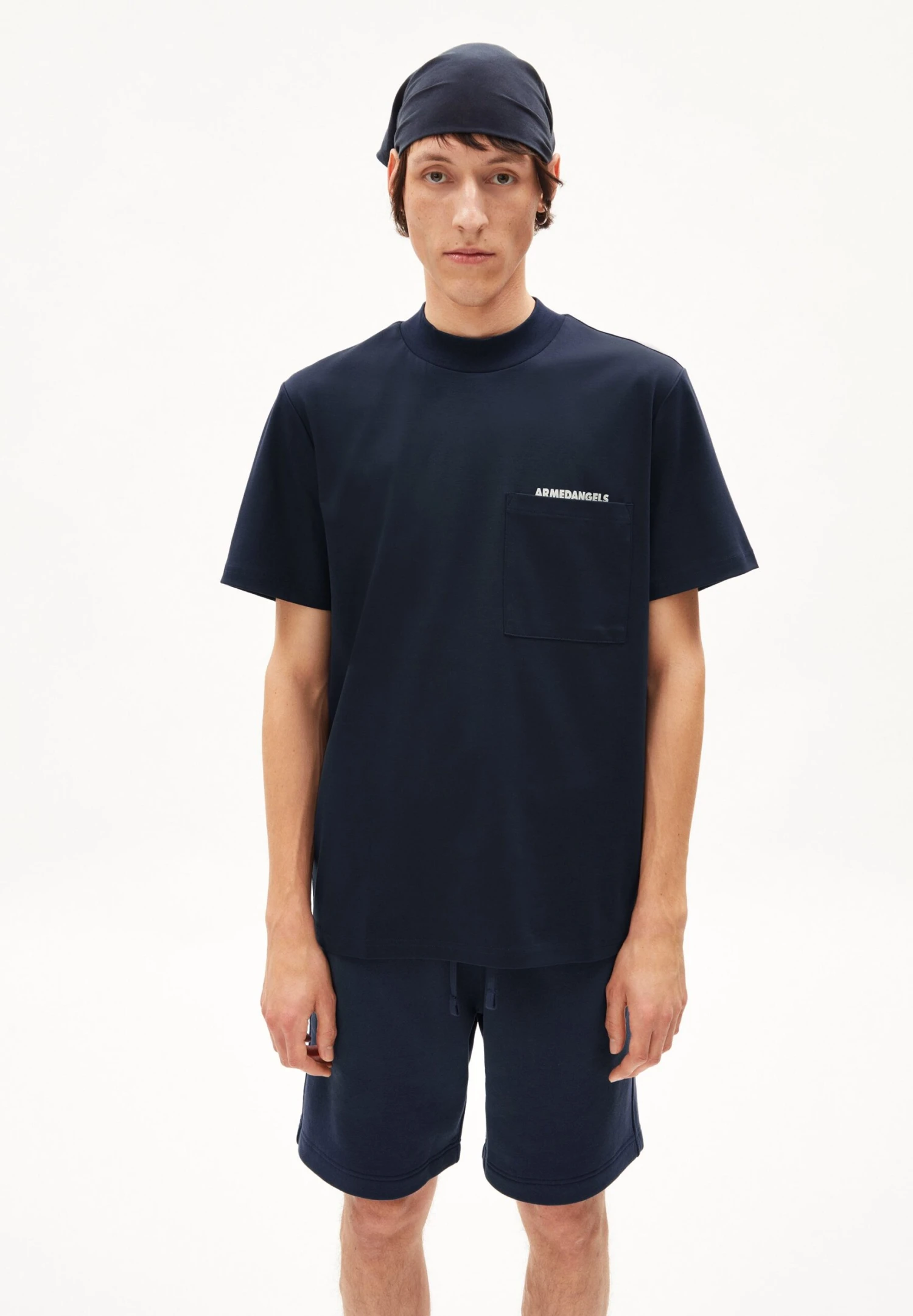 Armedangels Ngo Premium - T-Shirt Basic - Night Sky 1 Armedangels Ngo Premium - T-Shirt Basic - Night Sky