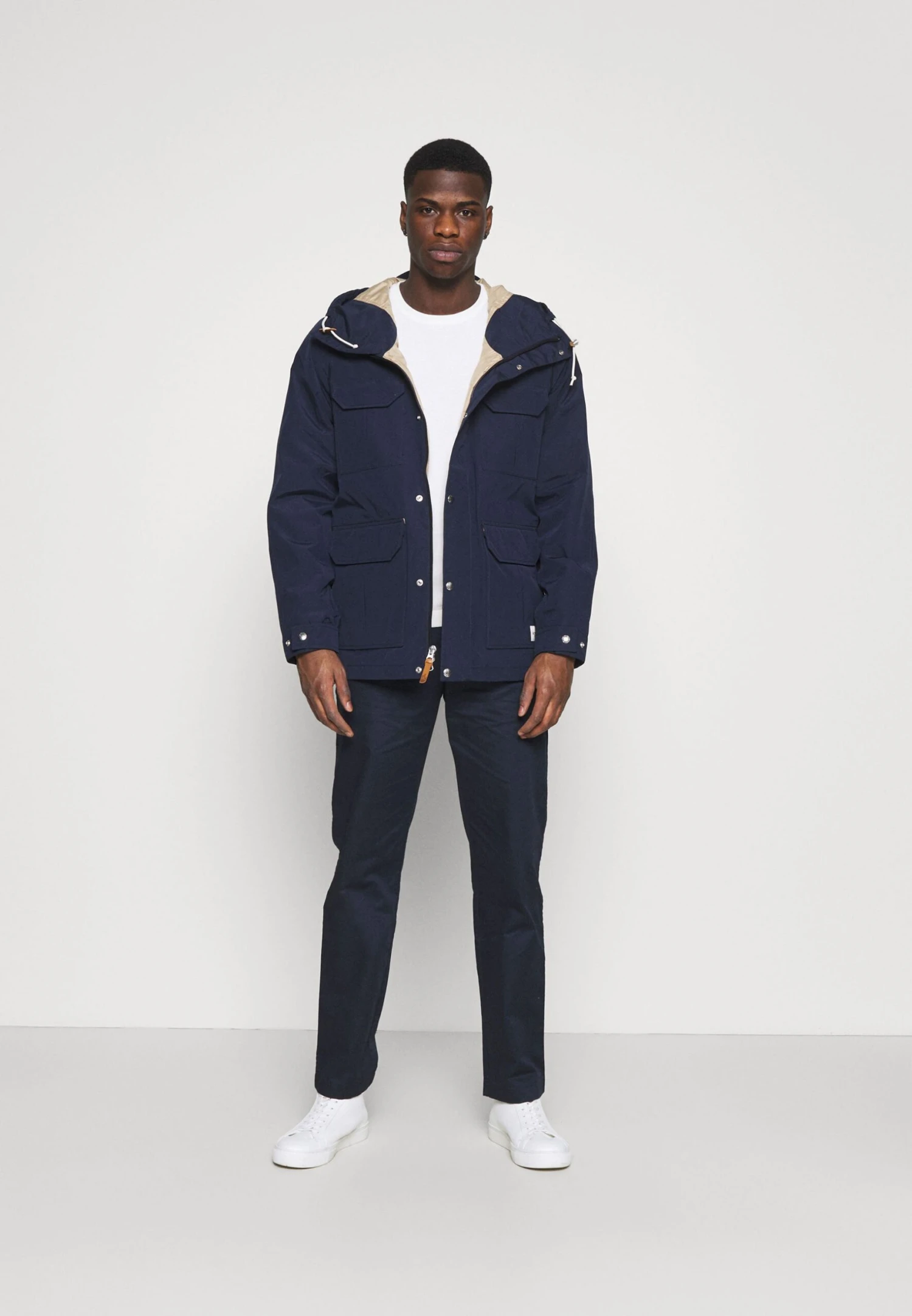 Wood Wood Marcus Light Twill Trousers - Chino - Navy 2 Wood Wood Marcus Light Twill Trousers - Chino - Navy - Afbeelding 2