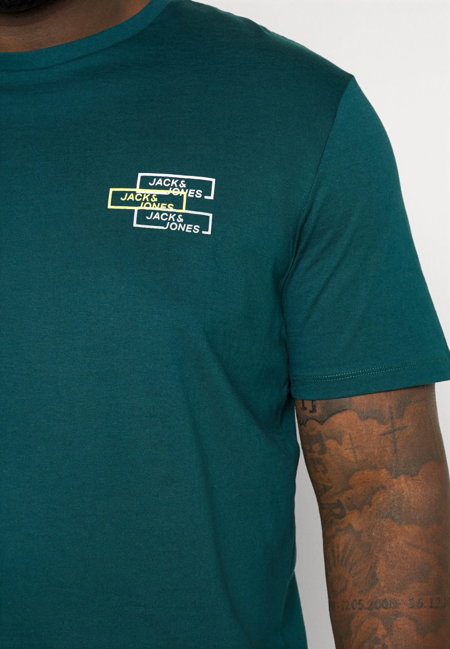 Jack & Jones Jcospace Logo Tee Crew Neck - T-Shirt Basic - Deep Teal 5 Jack & Jones Jcospace Logo Tee Crew Neck - T-Shirt Basic - Deep Teal - Afbeelding 5