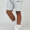SikSilk Script Embroidery - Shorts - Grey 10 SikSilk Script Embroidery - Shorts - Grey -Next Verkoopwinkel b22a91606af44e709b591e68bb277257