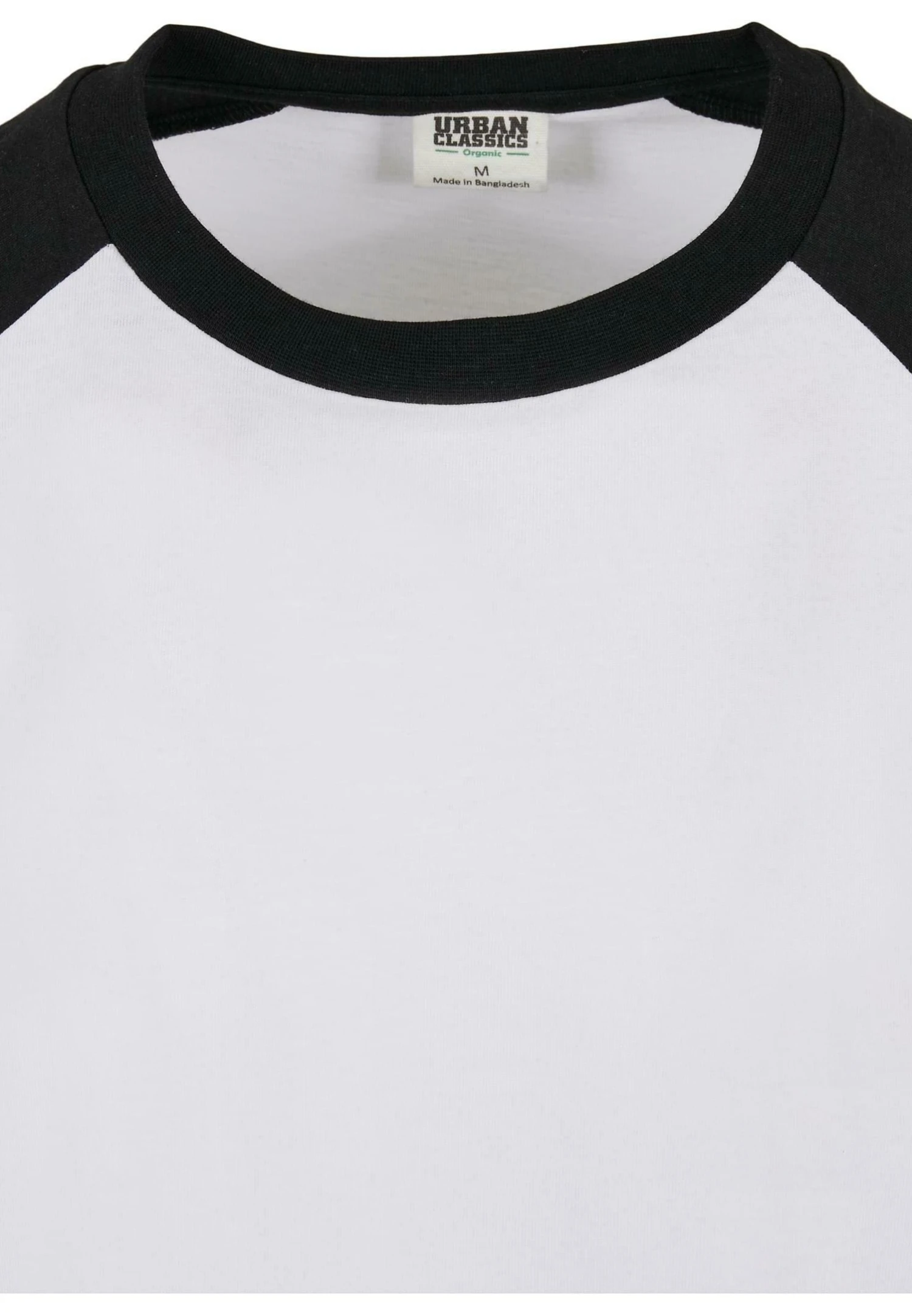 URBAN CLASSICS Raglan Tee - T-Shirt Print - White Black 8 URBAN CLASSICS Raglan Tee - T-Shirt Print - White Black - Afbeelding 8