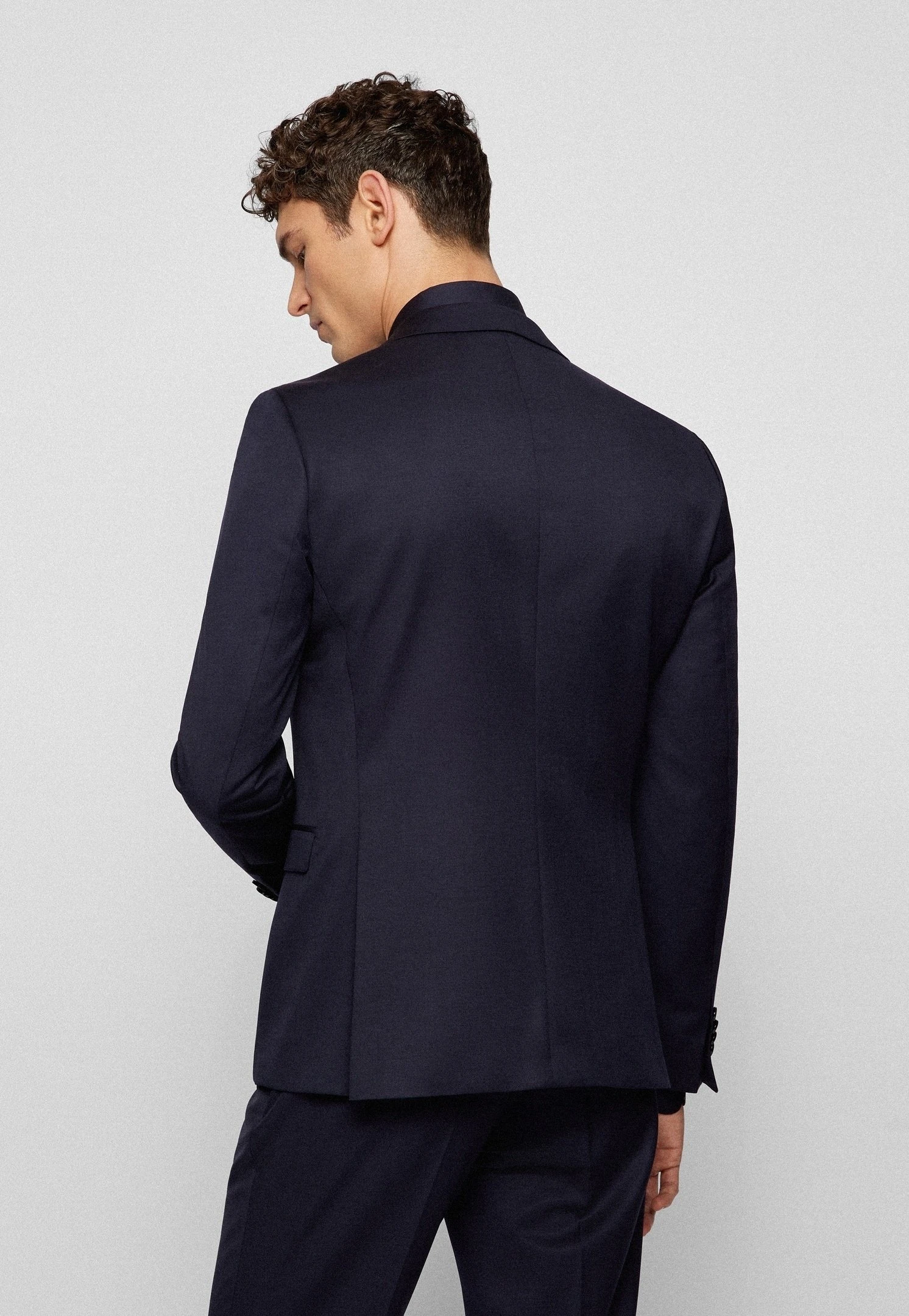 Boss H-Reymond-B1 - Colbert - Dark Blue 3 Boss H-Reymond-B1 - Colbert - Dark Blue - Afbeelding 3