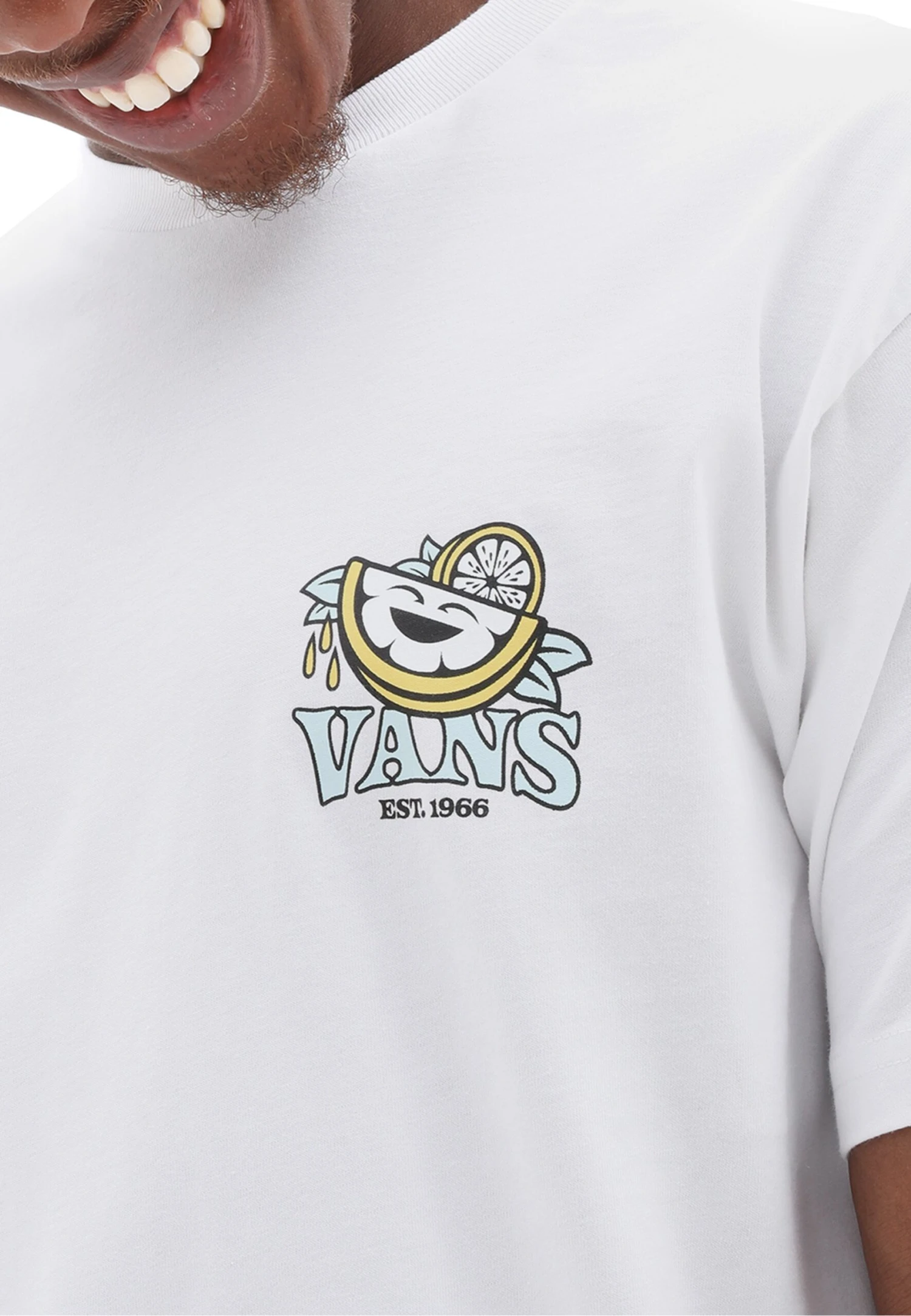 Vans Easy Peasy - T-Shirt Print - White 2 Vans Easy Peasy - T-Shirt Print - White - Afbeelding 2