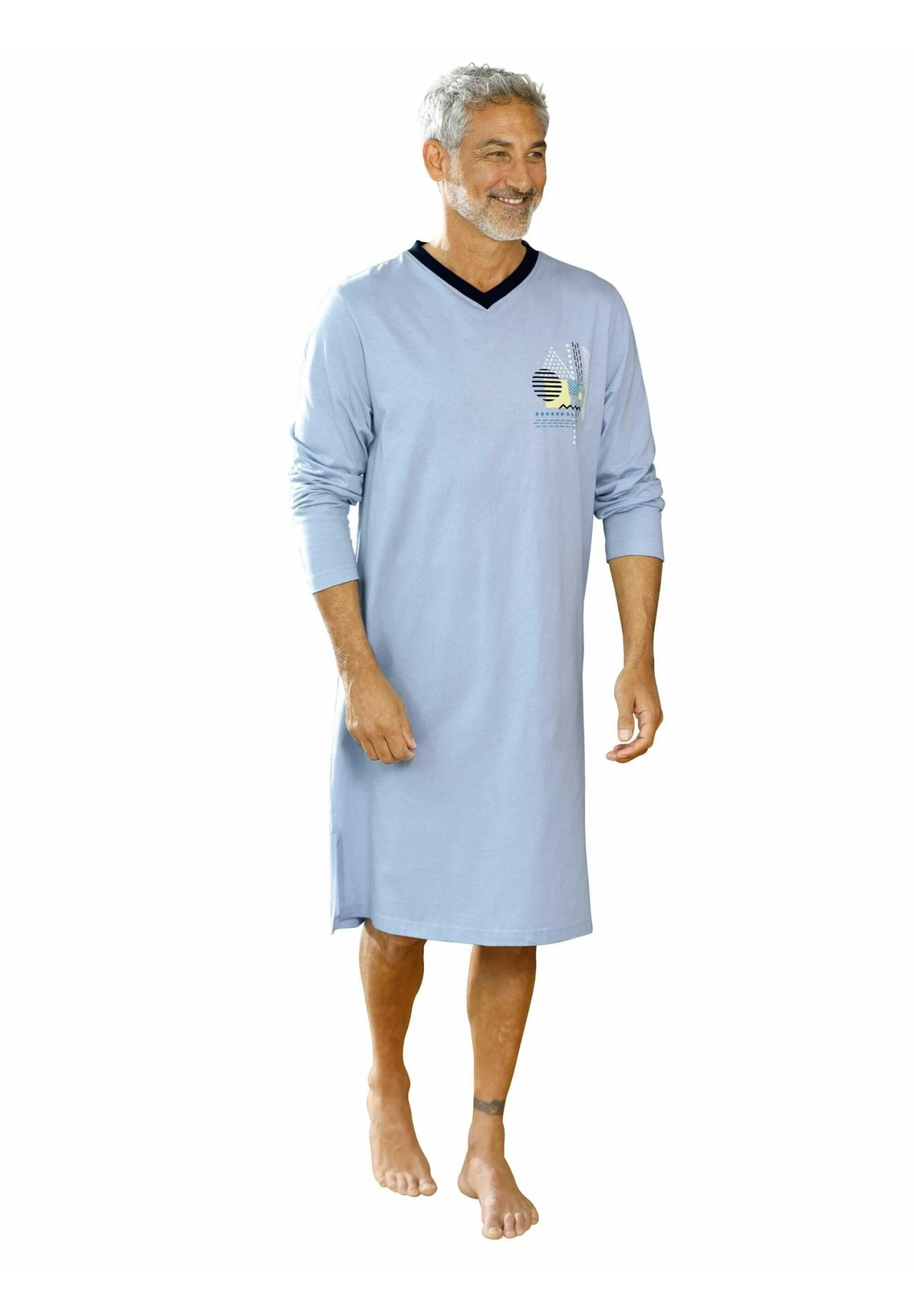 Nachtjapon - Hellblau 1 Nachtjapon - Hellblau