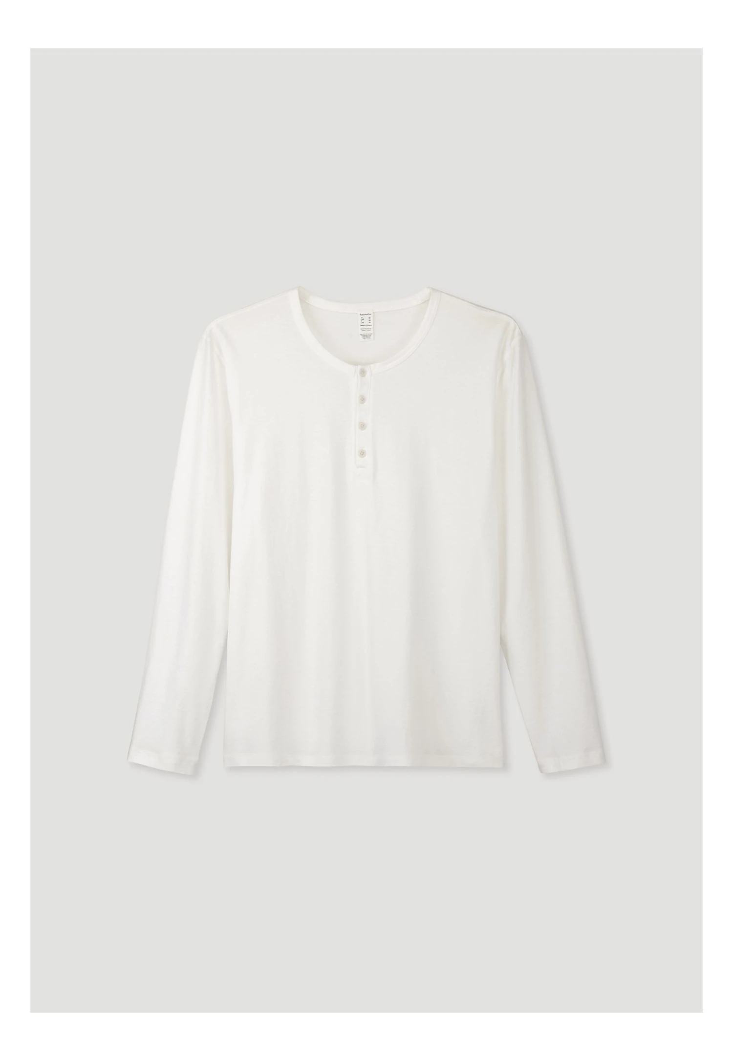 Organic Schlafshirt - Pyjamashirt - Naturweiss 4 Organic Schlafshirt - Pyjamashirt - Naturweiss - Afbeelding 4