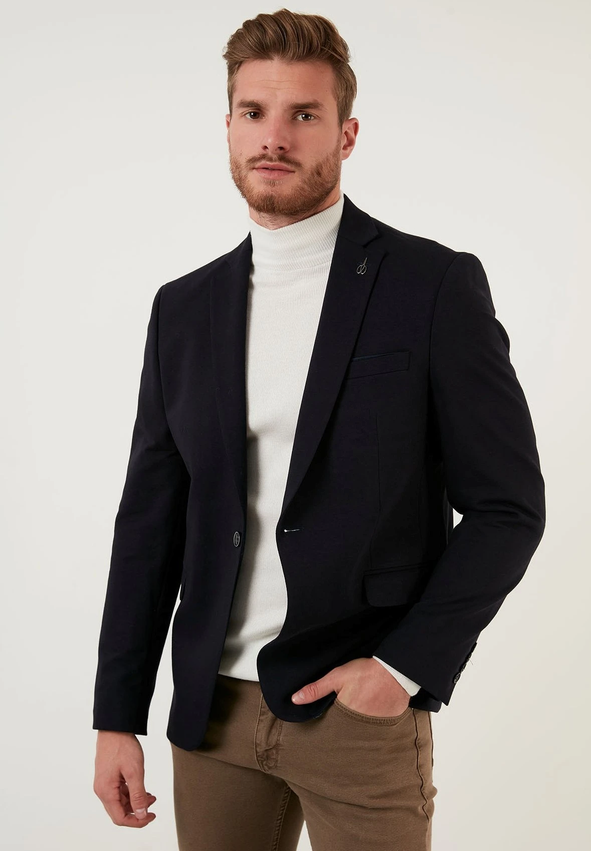 Slim Fit - Blazer - Dark Blue 6 Slim Fit - Blazer - Dark Blue - Afbeelding 6