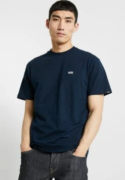 Vans Left Chest Logo - T-Shirt Basic - Navy/White