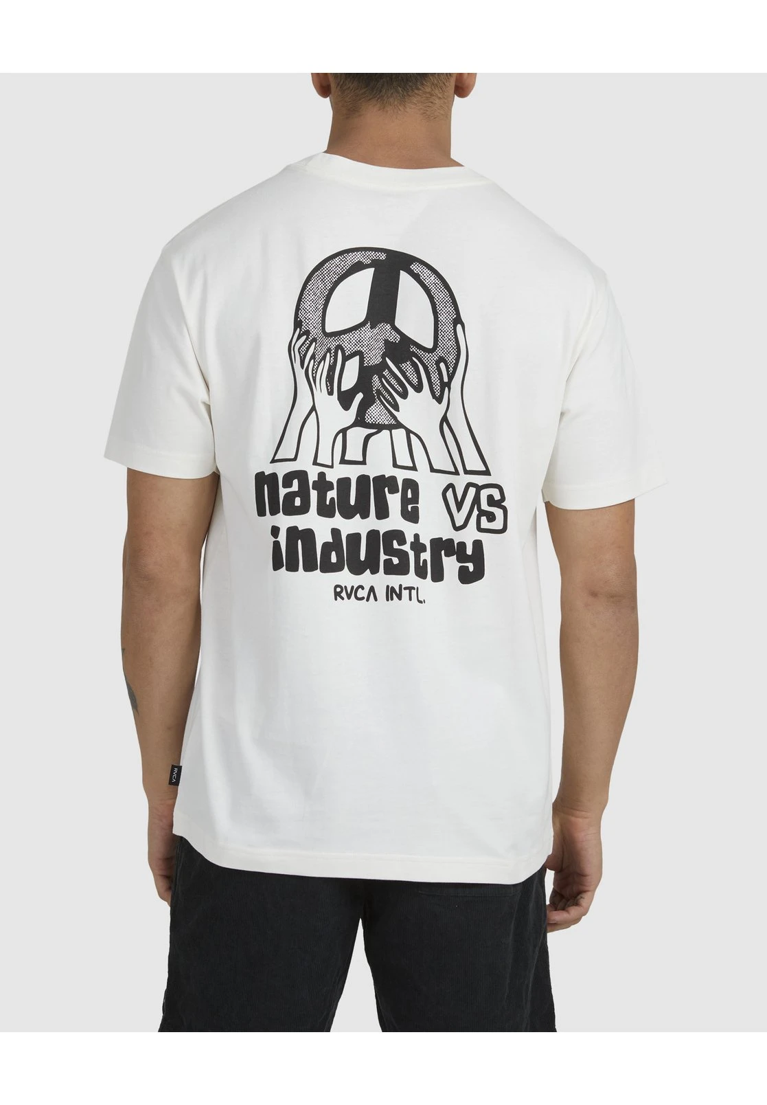 RVCA Helping Hands - T-Shirt Print - Salt 3 RVCA Helping Hands - T-Shirt Print - Salt - Afbeelding 3