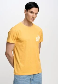 BIG STAR Retter - T-Shirt Print - Gelb