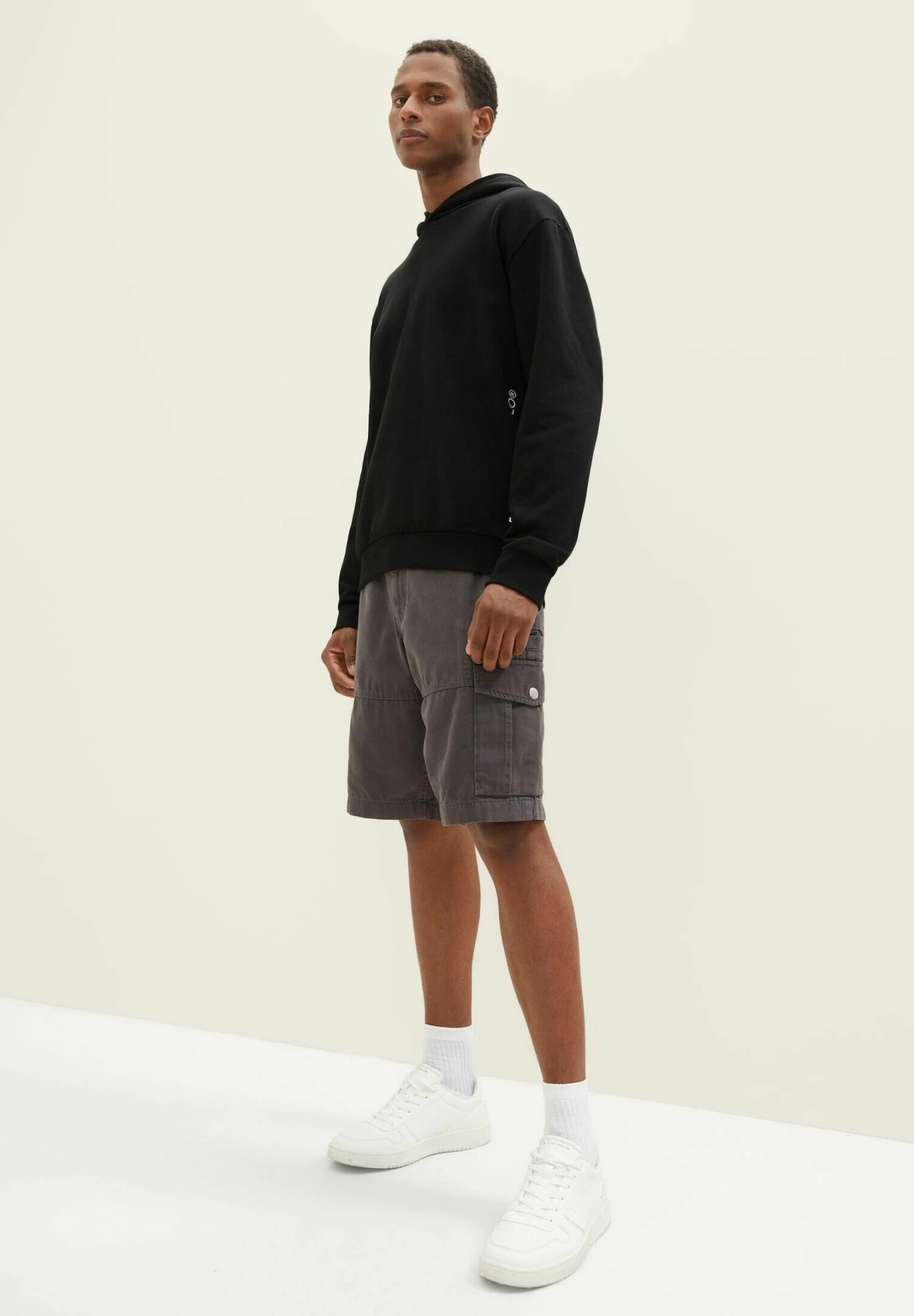 Tom Tailor Shorts - Tarmac Grey 5 Tom Tailor Shorts - Tarmac Grey - Afbeelding 5