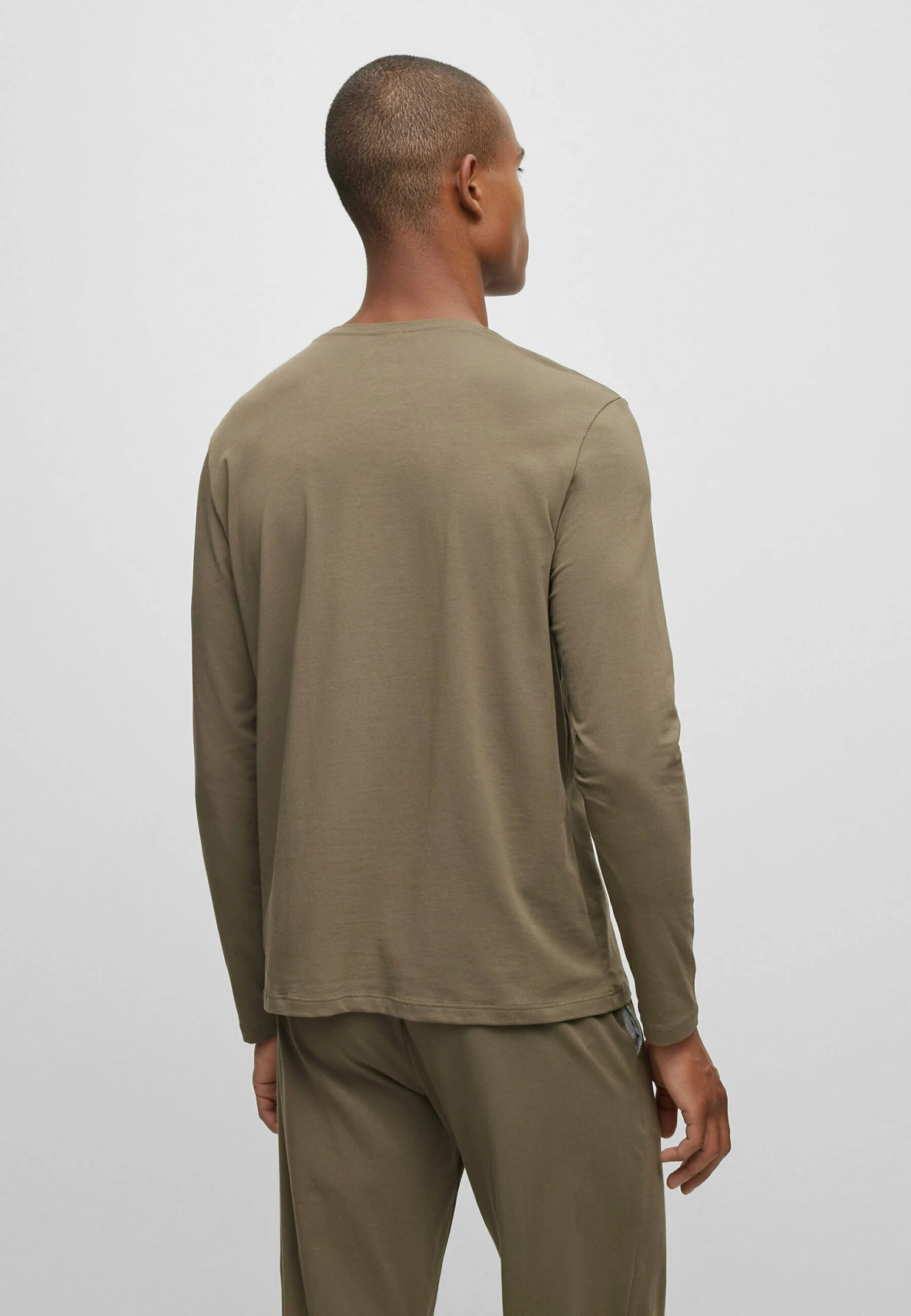 Boss Mix&Match Ls R - Pyjamashirt - Open Green Twentytwo 3 Boss Mix&Match Ls R - Pyjamashirt - Open Green Twentytwo - Afbeelding 3