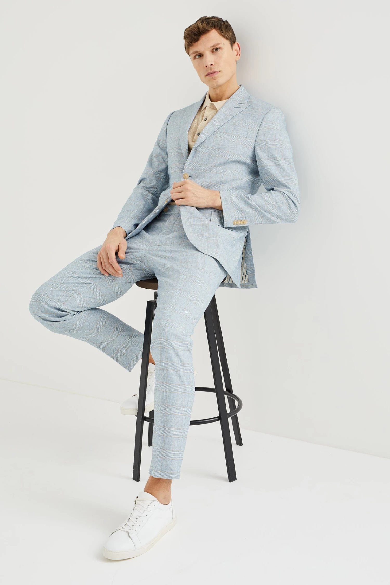 WE FASHION Met Dessin - Blazer - Blue 6 WE FASHION Met Dessin - Blazer - Blue - Afbeelding 6