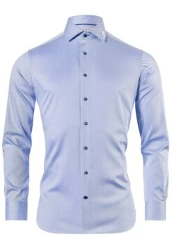 Tailliert Bügelfrei - Zakelijk Overhemd - Hellblau