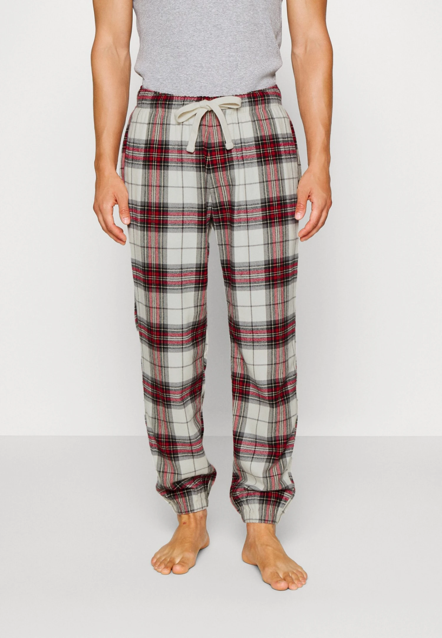 Abercrombie & Fitch Sleep Jogger - Pyjamabroek - White 1 Abercrombie & Fitch Sleep Jogger - Pyjamabroek - White