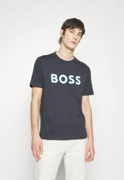 Boss T-Shirt Print - Dark Blue
